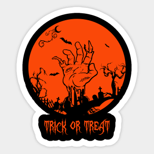 Trick Or Treat tee design birthday gift graphic Sticker